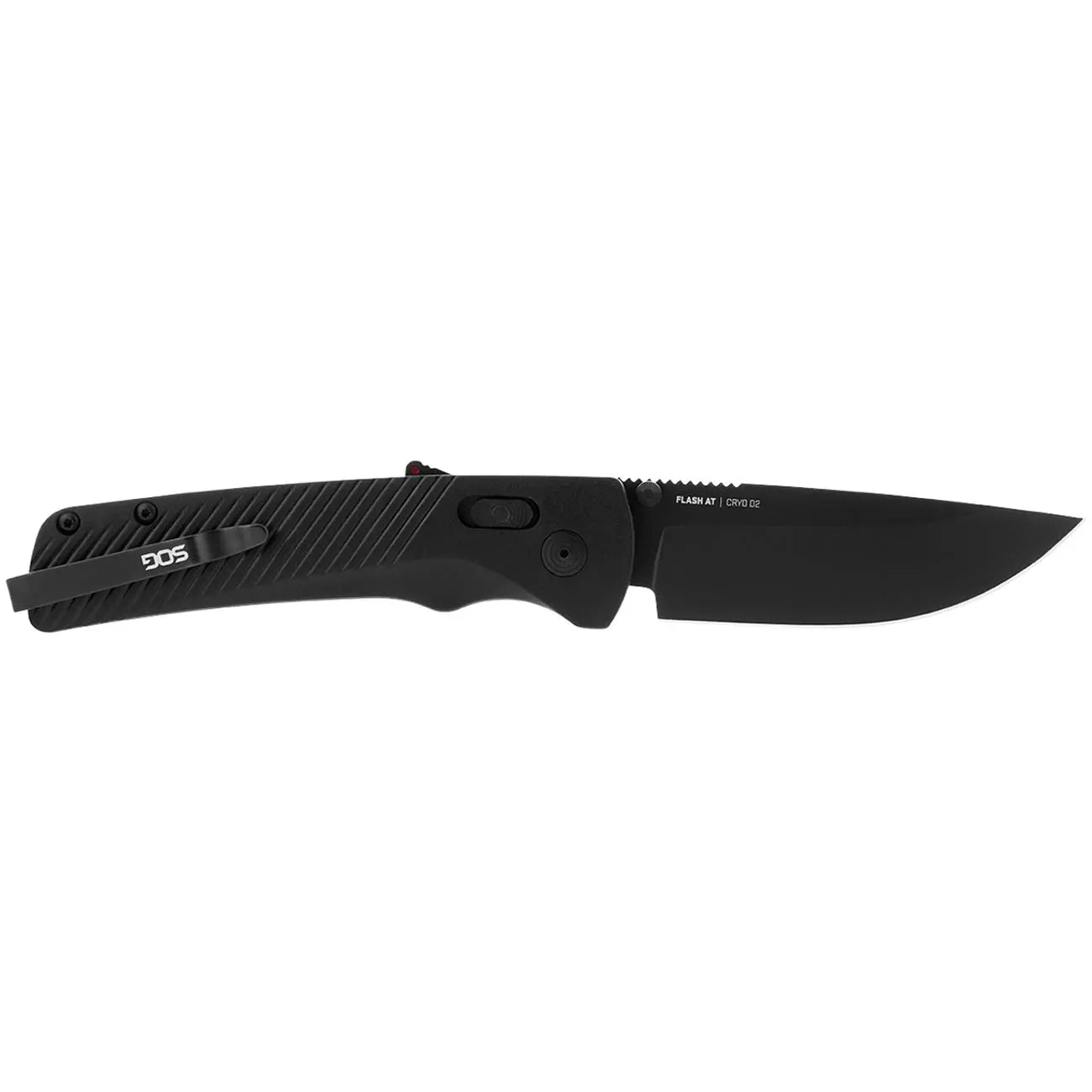 Sog Flash At 3.45" Folding Pocket Knife (blackout) SOG