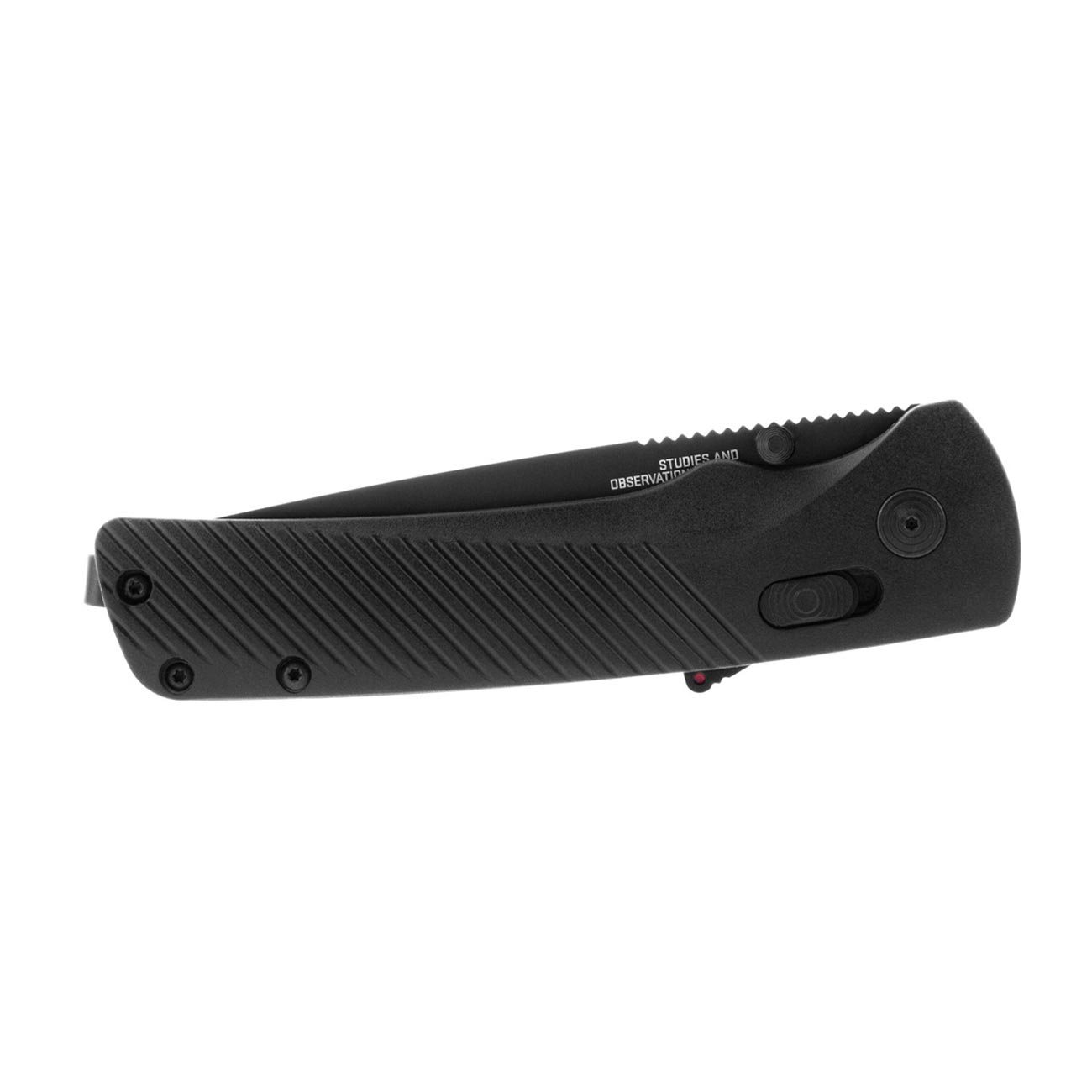 Sog Flash At Partially Serrated 3.45" Folding Pocket Knife (blackout) SOG