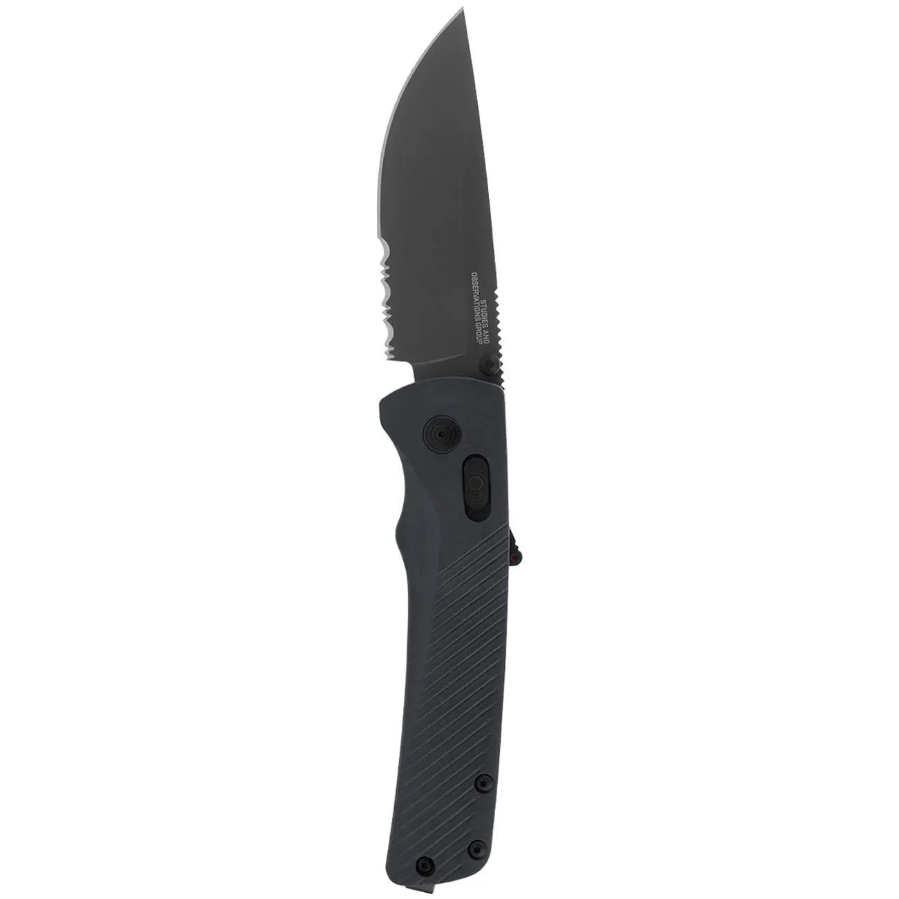 Sog Flash At Partially Serrated 3.45" Folding Pocket Knife (urban Grey) SOG