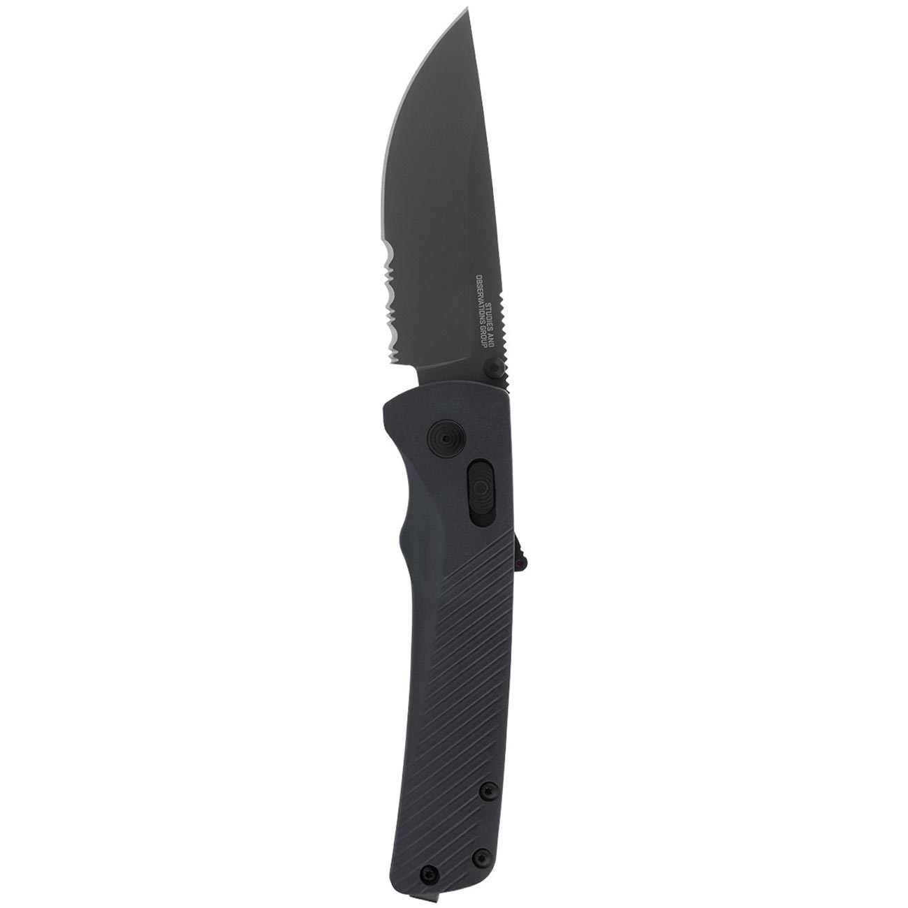 Sog Flash At Partially Serrated 3.45" Folding Pocket Knife (urban Grey) SOG