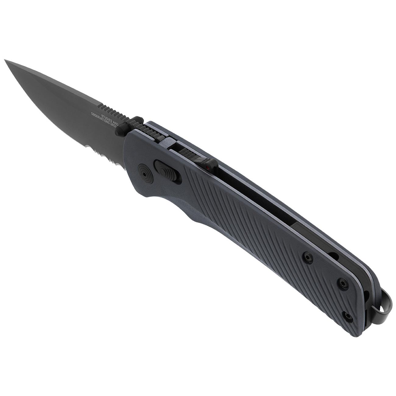 Sog Flash At Partially Serrated 3.45" Folding Pocket Knife (urban Grey) SOG