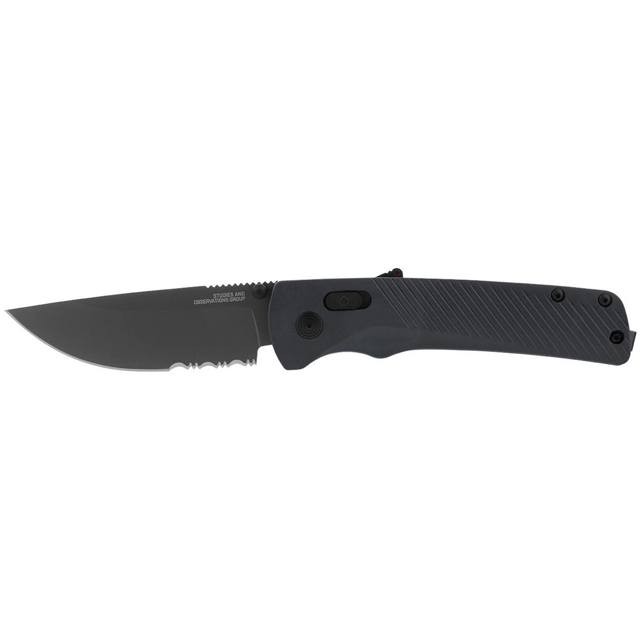 Sog Flash At Partially Serrated 3.45" Folding Pocket Knife (urban Grey) SOG