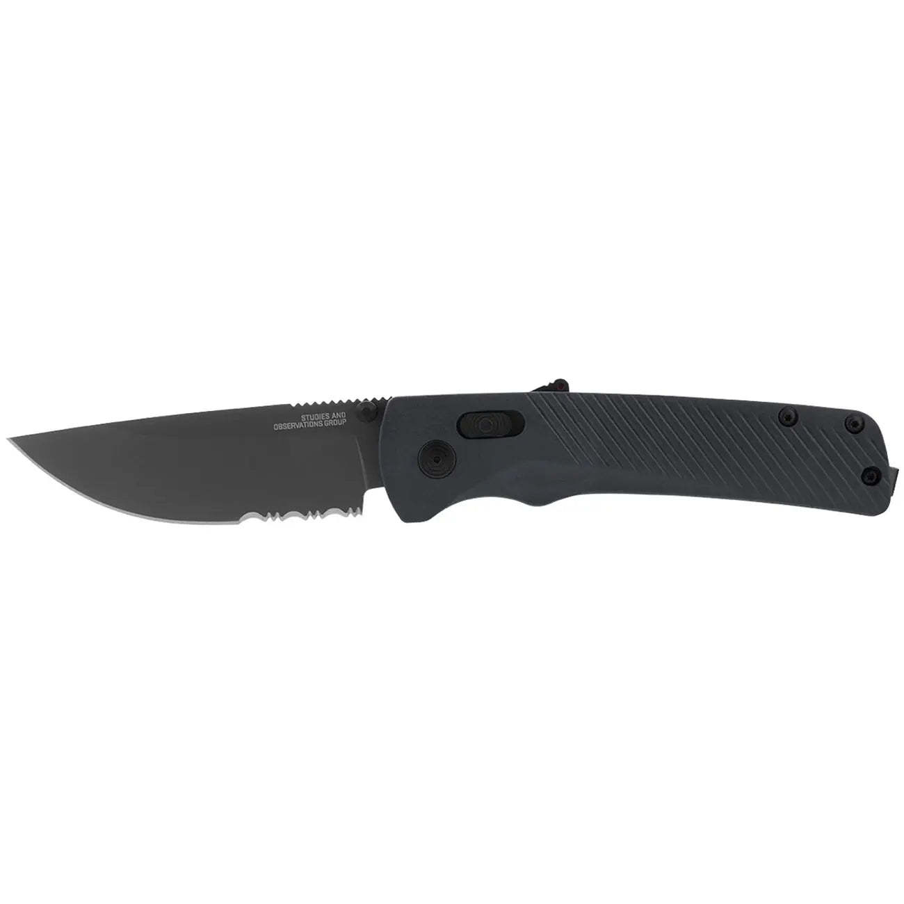Sog Flash At Partially Serrated 3.45" Folding Pocket Knife (urban Grey) SOG