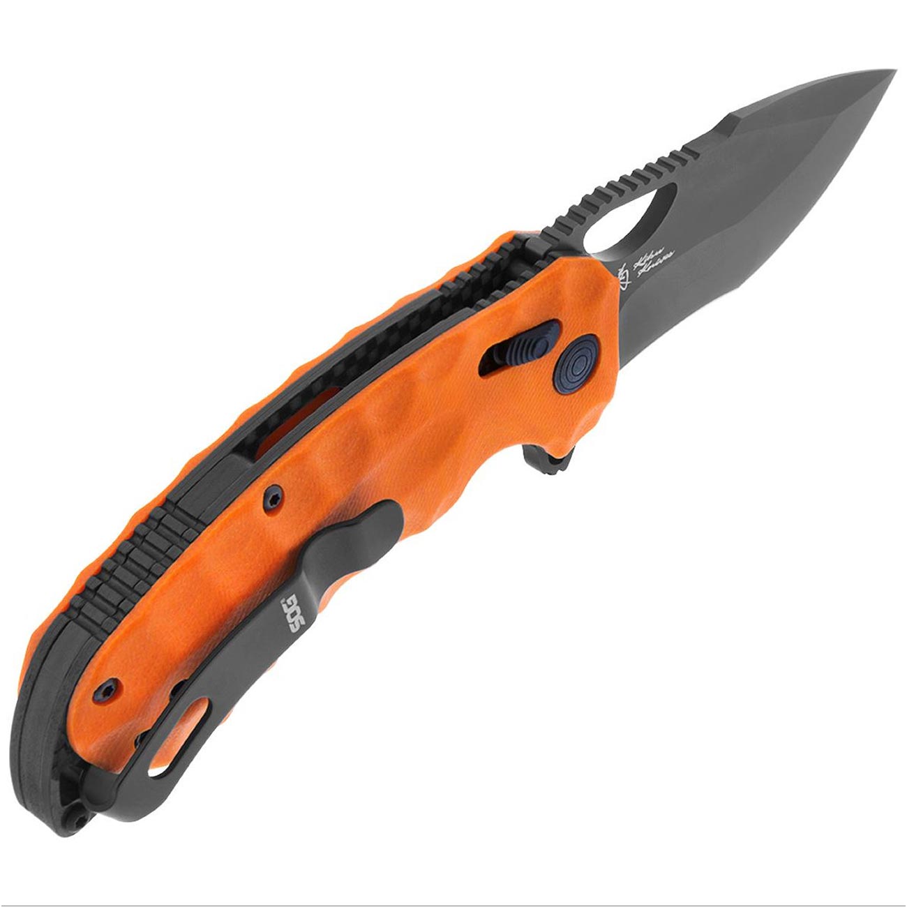 Sog Kiku Xr Lte 7.5" Folding Pocket Knife (blaze Orange) SOG