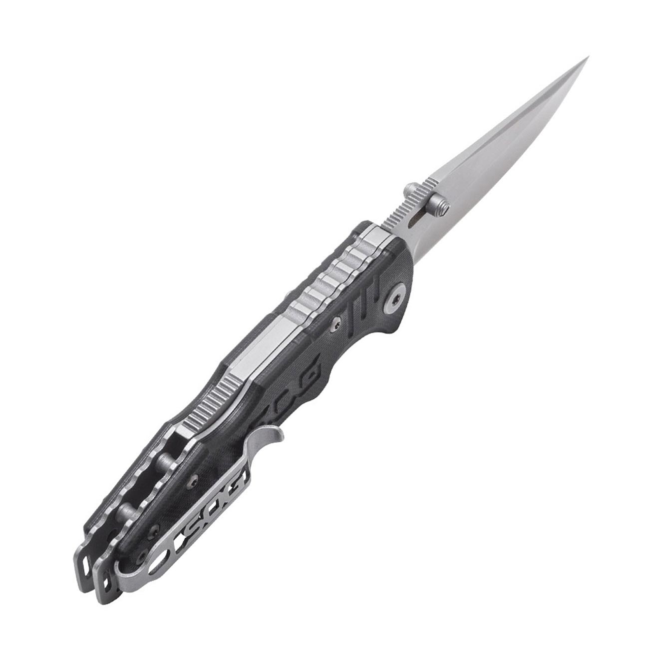 Sog Salute Mini- Bead Blast G10 Handle  3.1" Folding Knife SOG