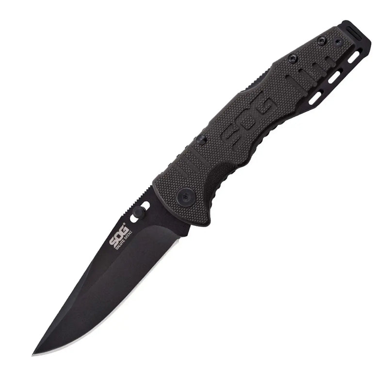 Sog Salute Mini- Black Oxide G10 Folding Knife SOG