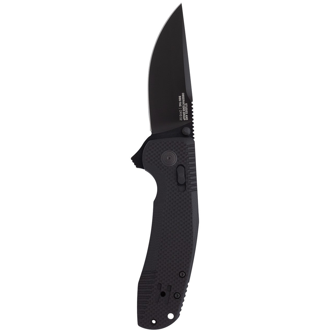 Sog Sog-tac Xr 3.39" Folding Pocket Knife (blackout) SOG