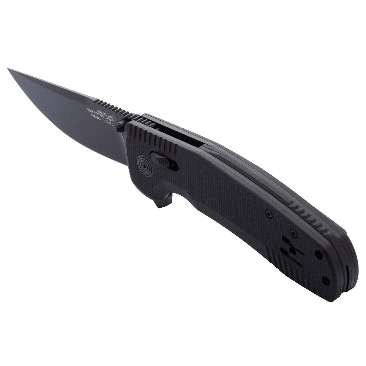 Sog Sog-tac Xr 3.39" Folding Pocket Knife (blackout) SOG