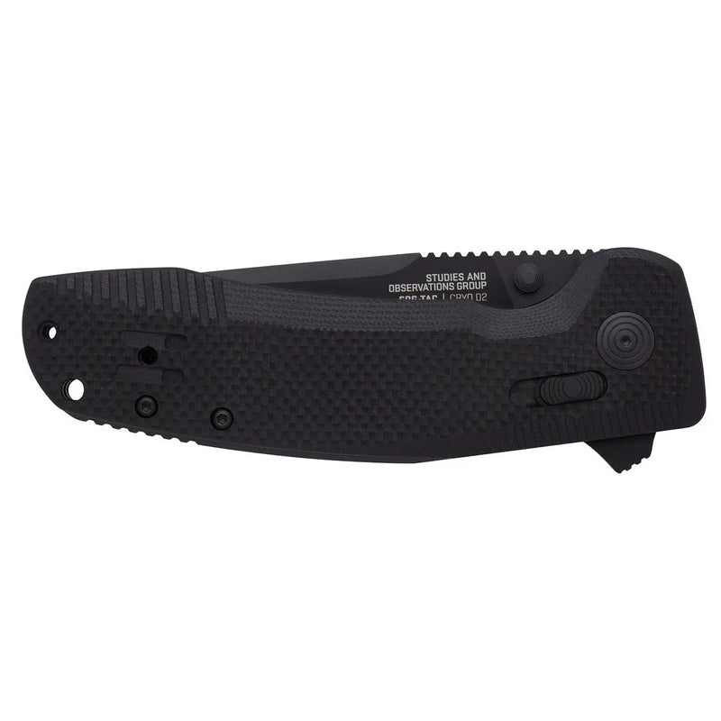 Sog Sog-tac Xr 3.39" Folding Pocket Knife (blackout) SOG