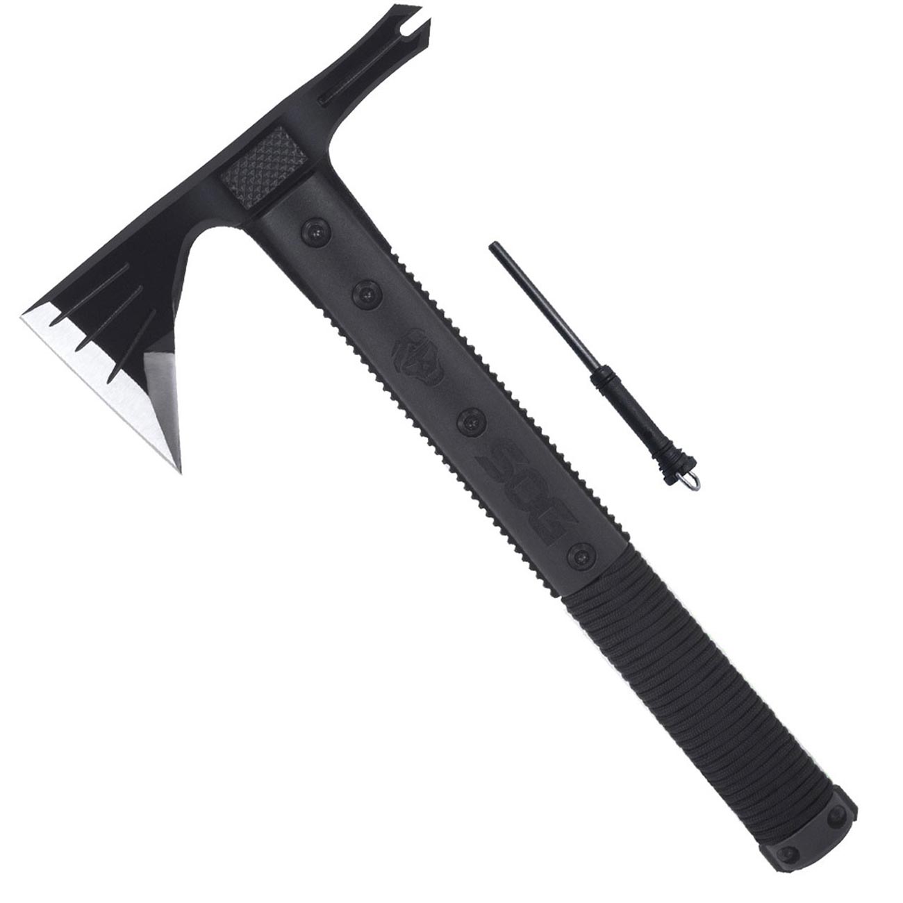 Sog Survival Hawk Tomahawk Black 12.1" Overall Nylon Sheath SOG