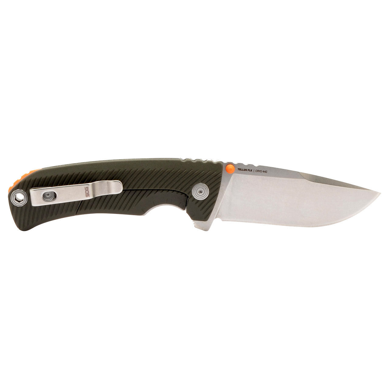 Sog Tellus Flk 3.65" Folding Pocket Knife (olive Drab) SOG