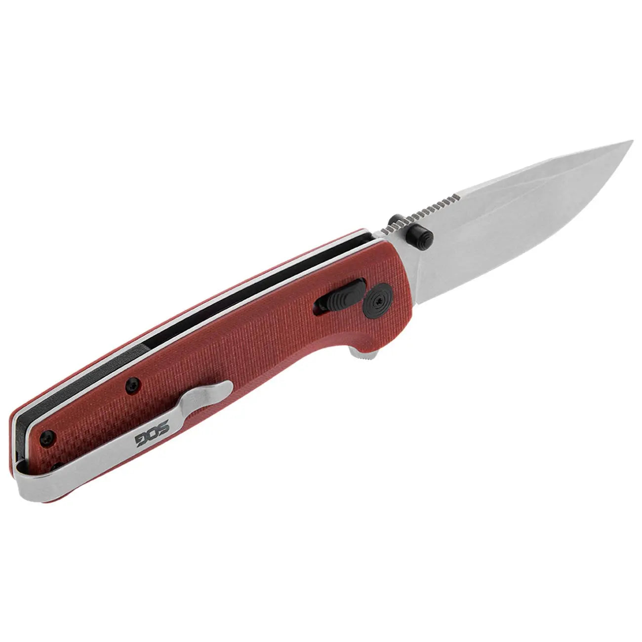 Sog Terminus Xr G10 2.95" Folding Pocket Knife (crimson) - Presentation Box SOG