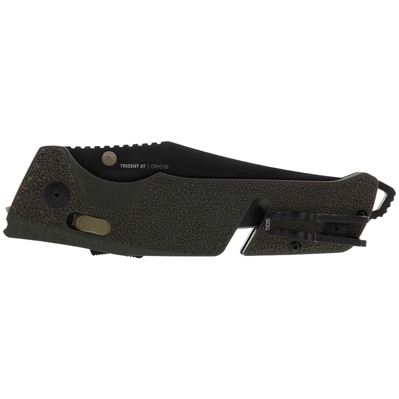 Sog Trident At 3.7" Folding Pocket Knife (olive Drab) SOG