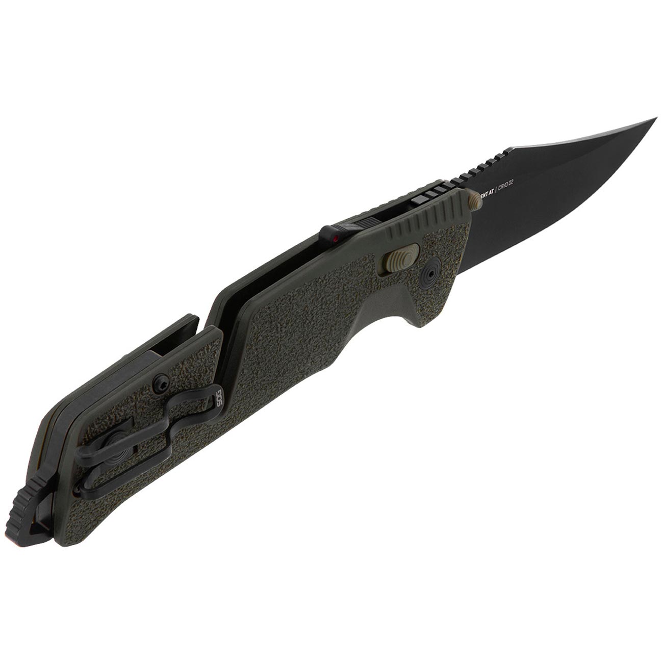Sog Trident At 3.7" Folding Pocket Knife (olive Drab) SOG
