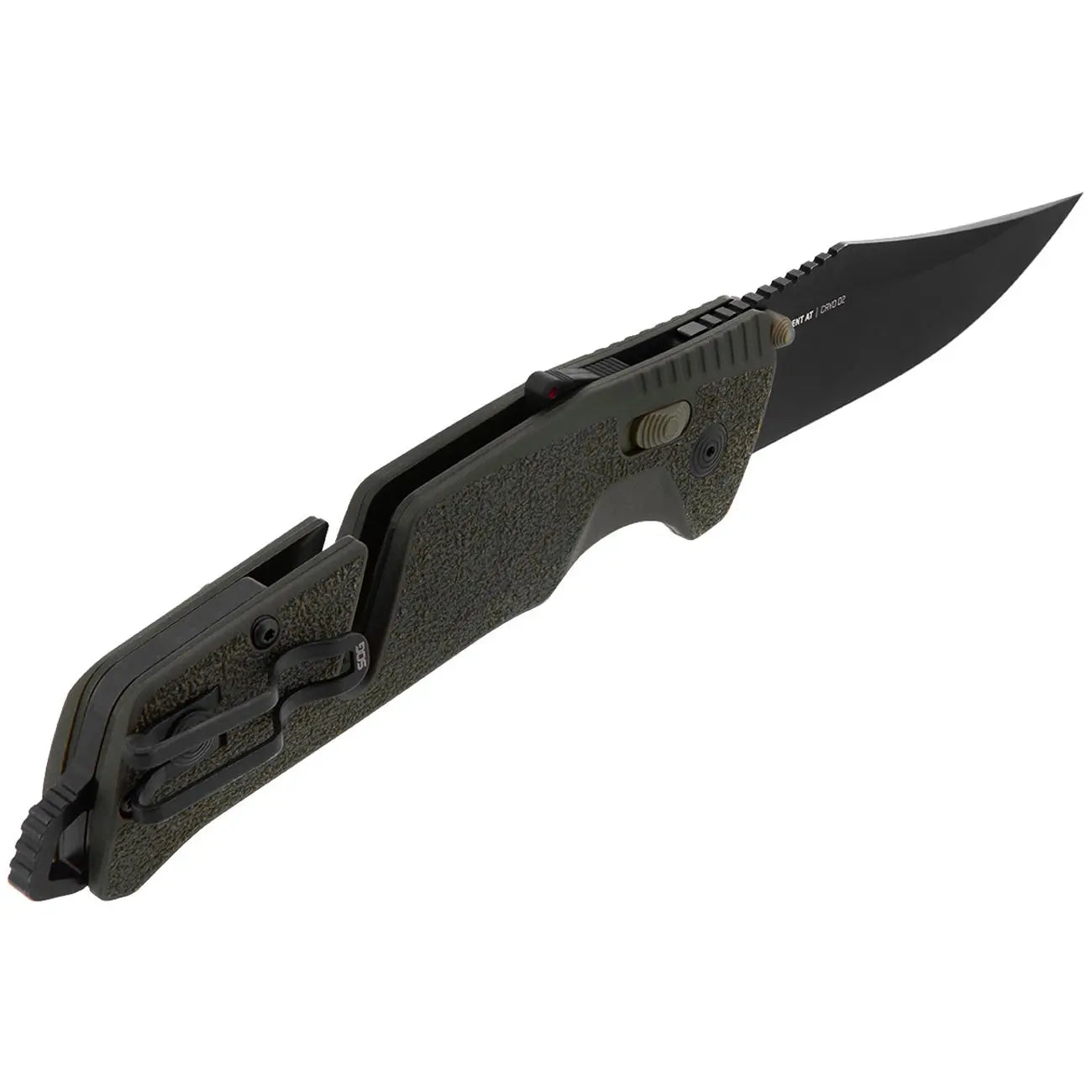 Sog Trident At 3.7" Folding Pocket Knife (olive Drab) SOG