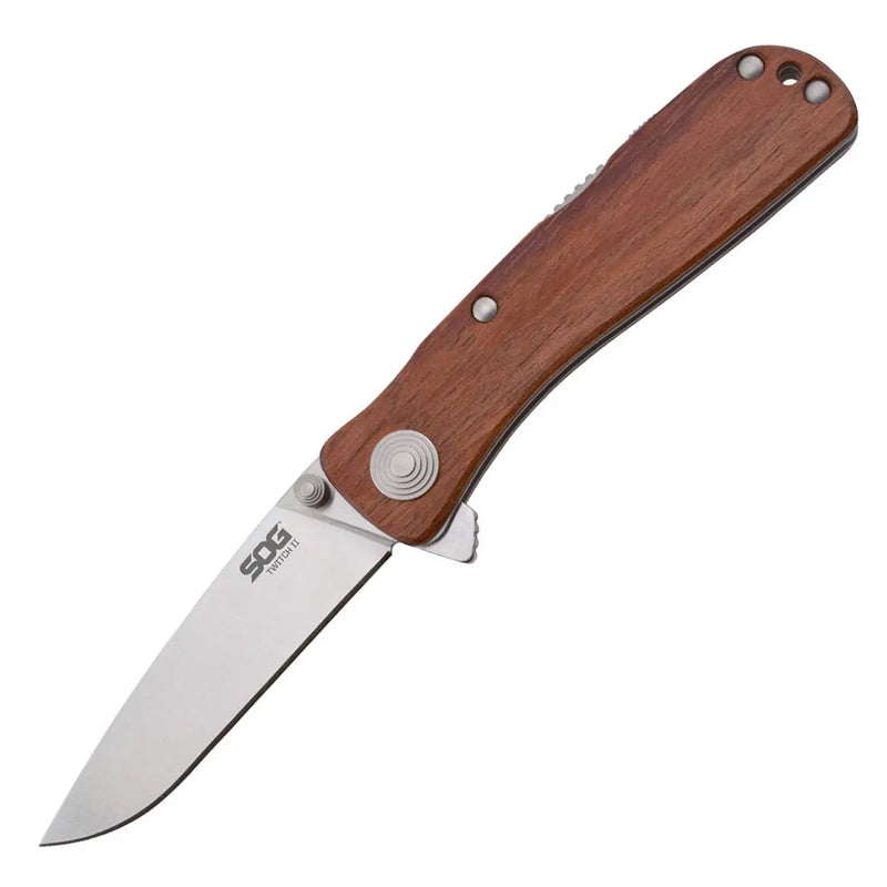 Sog Twitch Ii - Wood Handle Folding Knife SOG