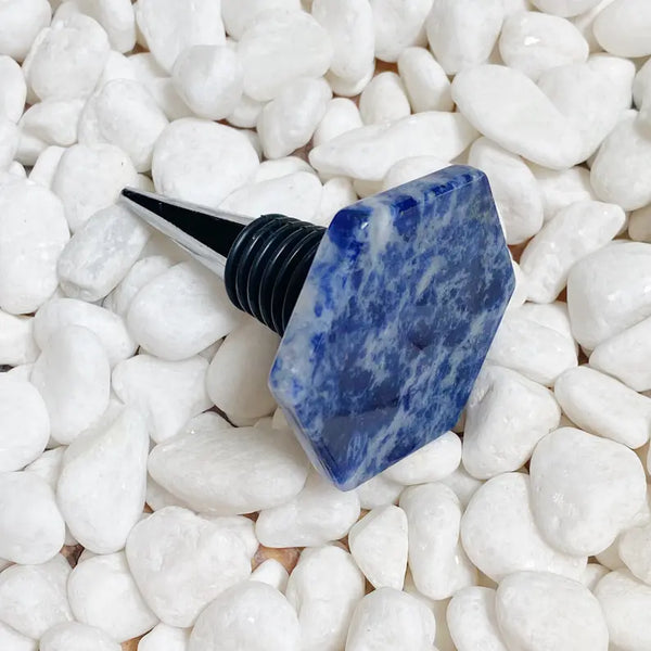 Soho Lounge Hexagon Stone Wine Stopper Ellison+Young