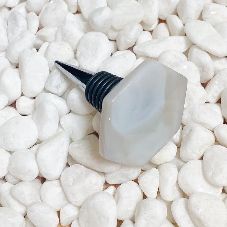 Soho Lounge Hexagon Stone Wine Stopper Ellison+Young