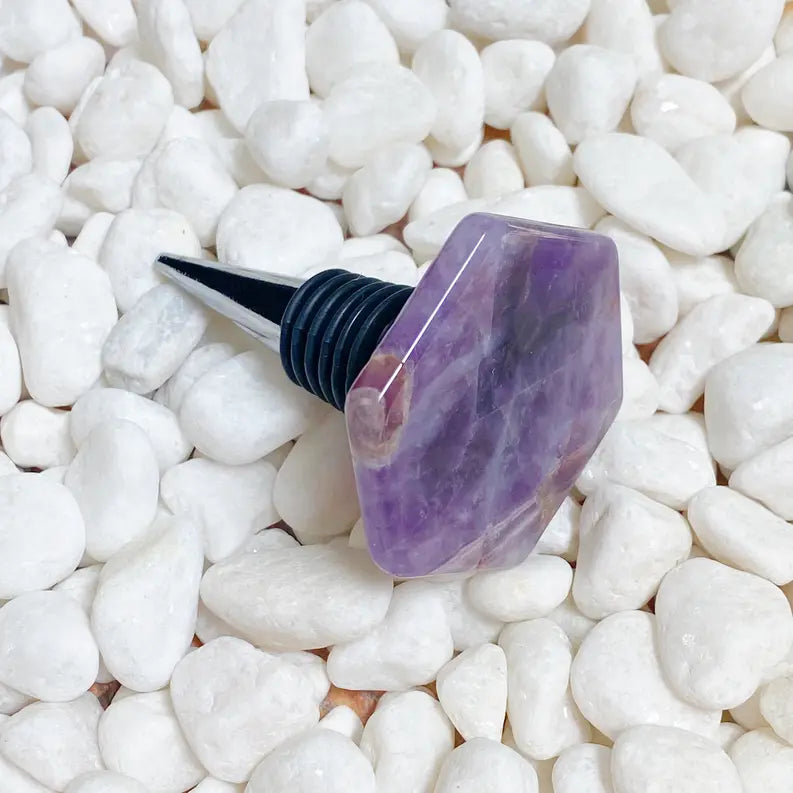 Soho Lounge Hexagon Stone Wine Stopper Ellison+Young