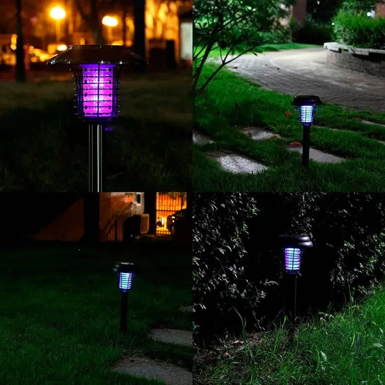Solar LED Garden Pathway Light with Built-in Bug Zapper Marquee Innovations