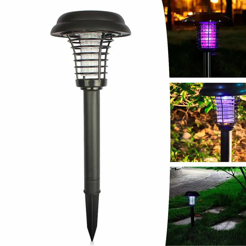 Solar LED Garden Pathway Light with Built-in Bug Zapper Marquee Innovations