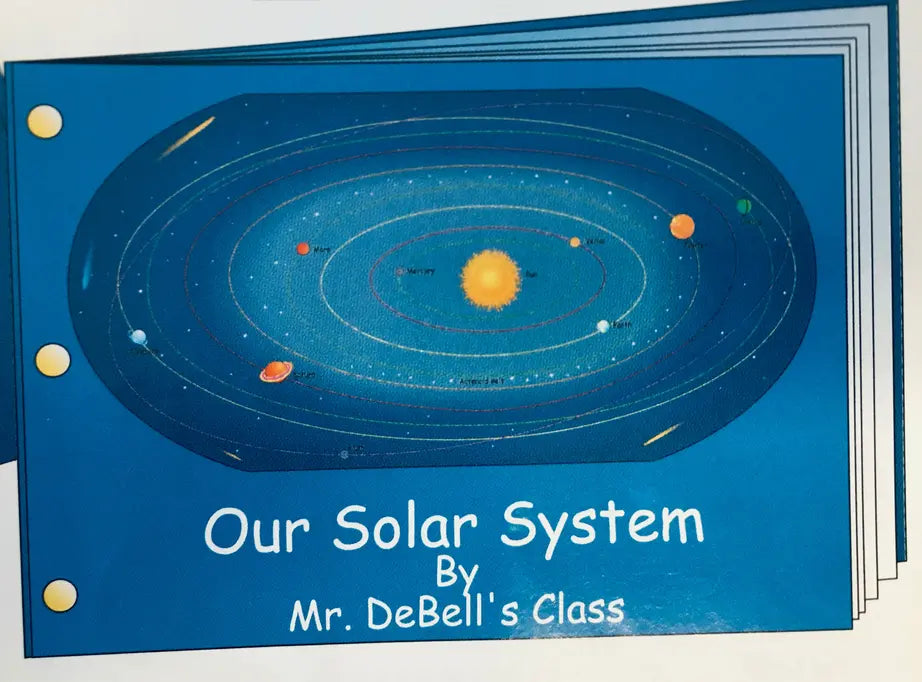 Solar System Labeled- Practice Map Creative Shapes