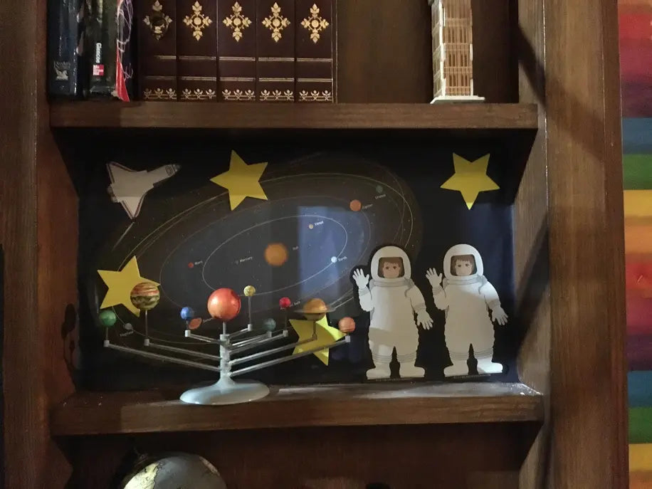Solar System Labeled- Practice Map Creative Shapes
