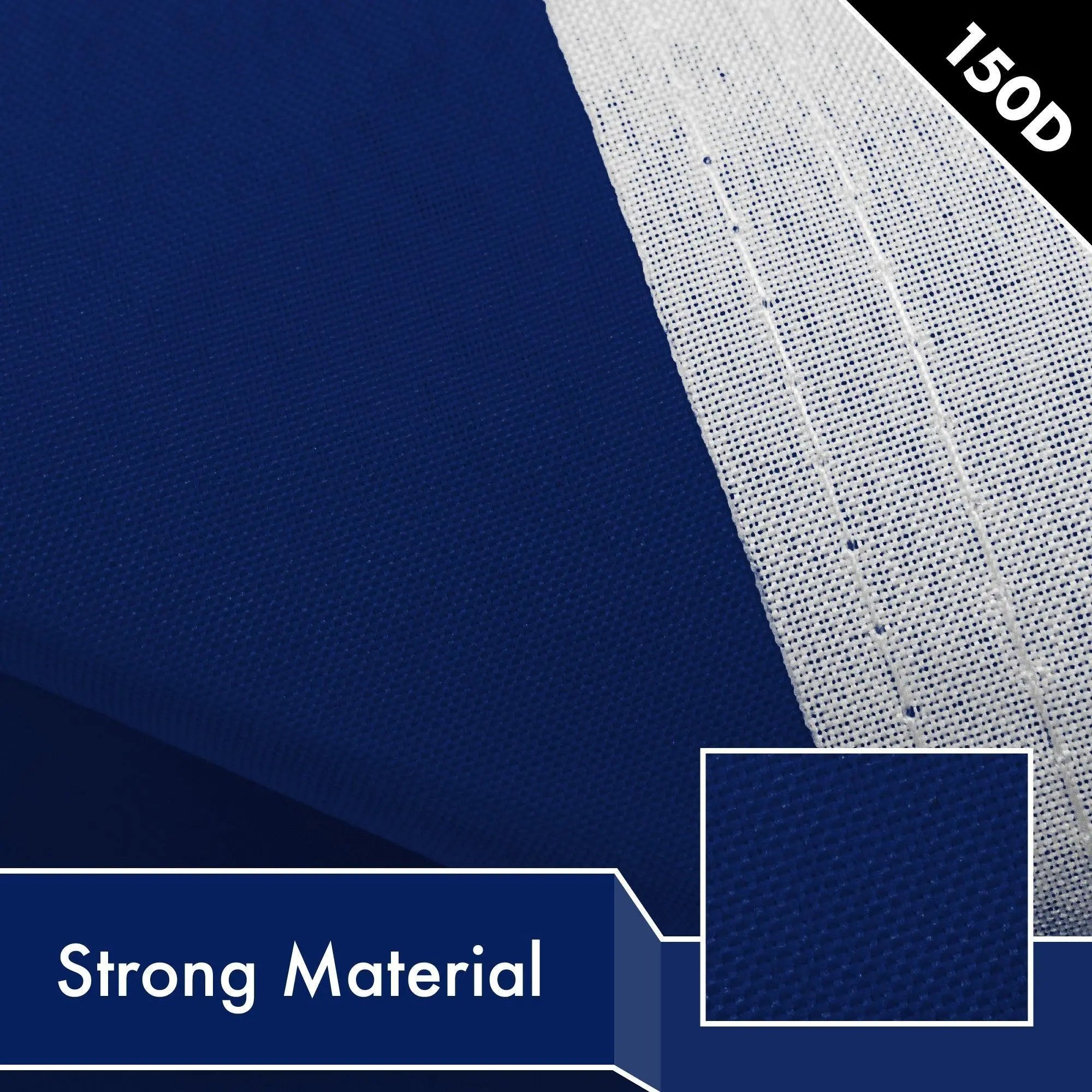 Solid Blue Color Flag 3x5 Ft 2-Pack Printed 150D Polyester By G128 G128