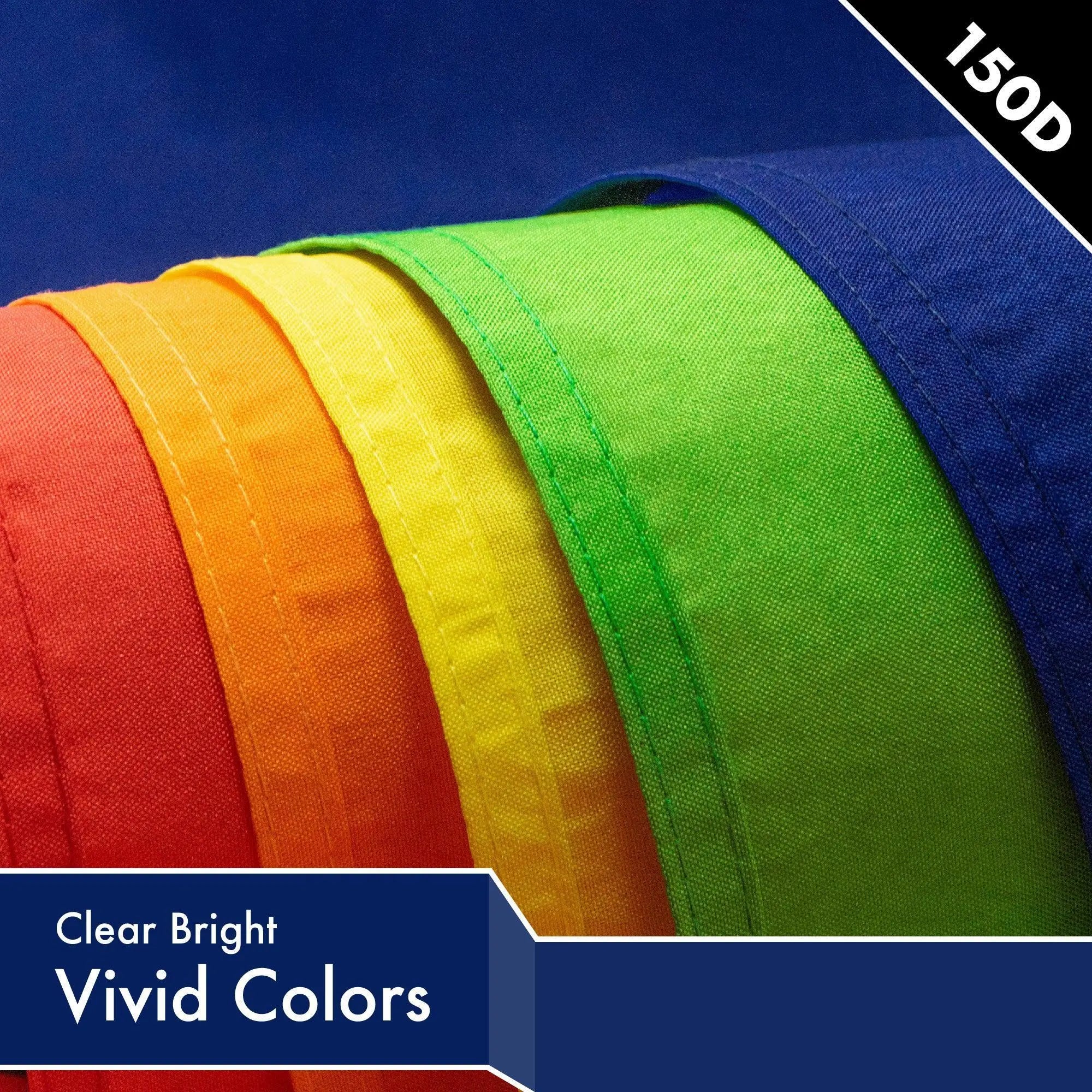 Solid Blue Color Flag 3x5 Ft 2-Pack Printed 150D Polyester By G128 G128
