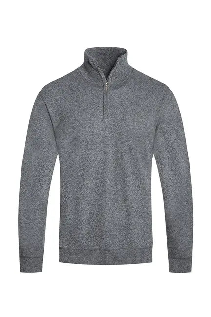 Solid Quarter Zip Sweater WEIV