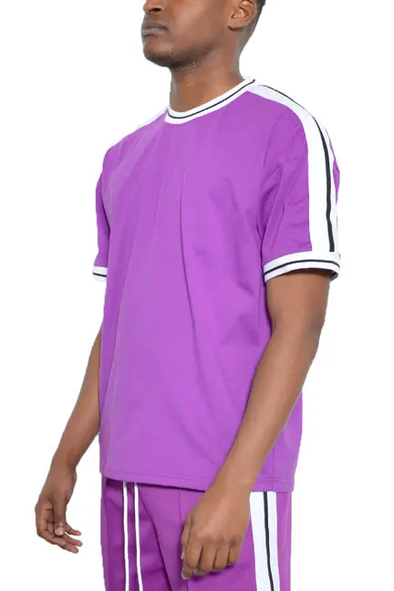 Solid Side Stripe TShirt WEIV