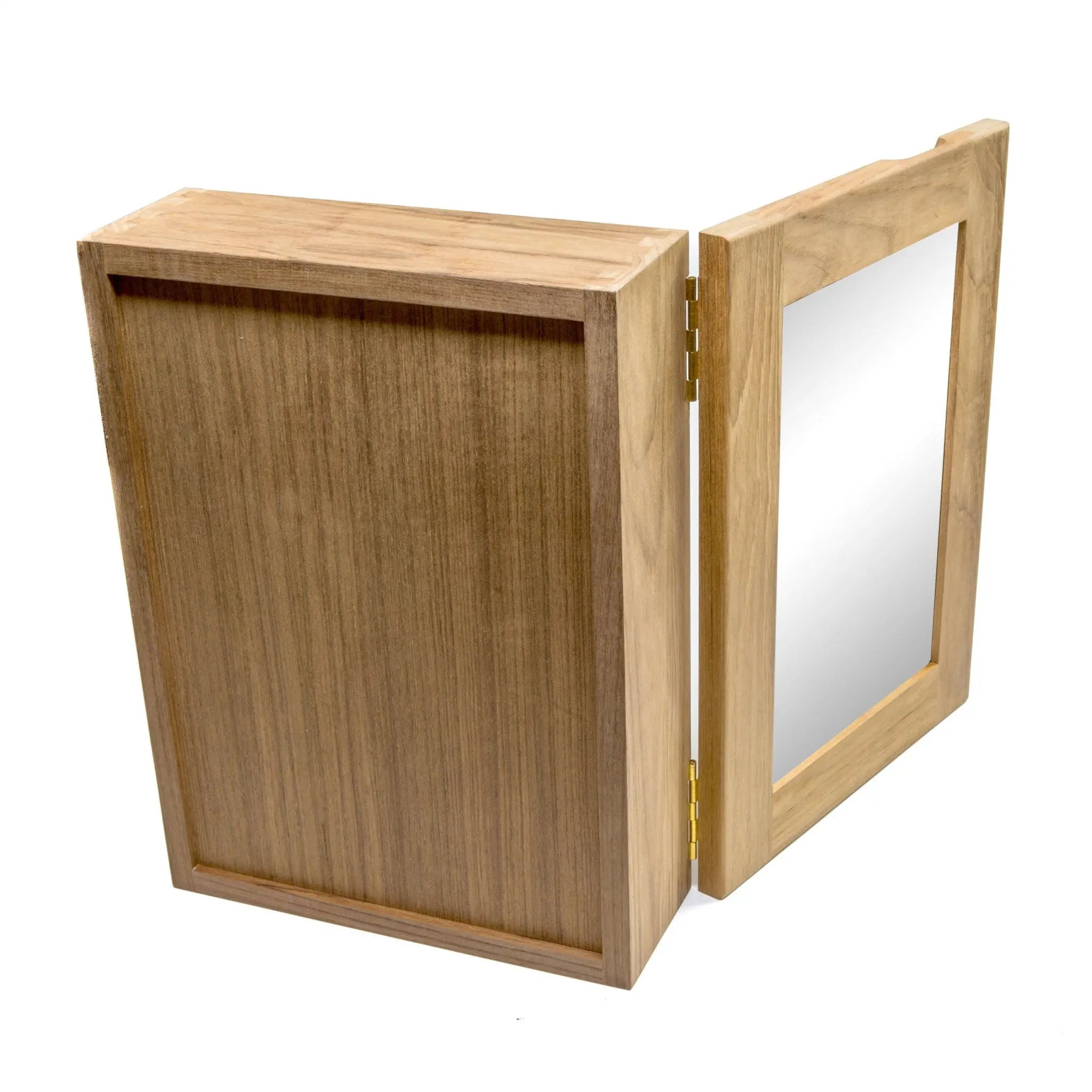 Solid Teak Mirrored Hanging Medicine Cabinet Homeroots Bed & Bath