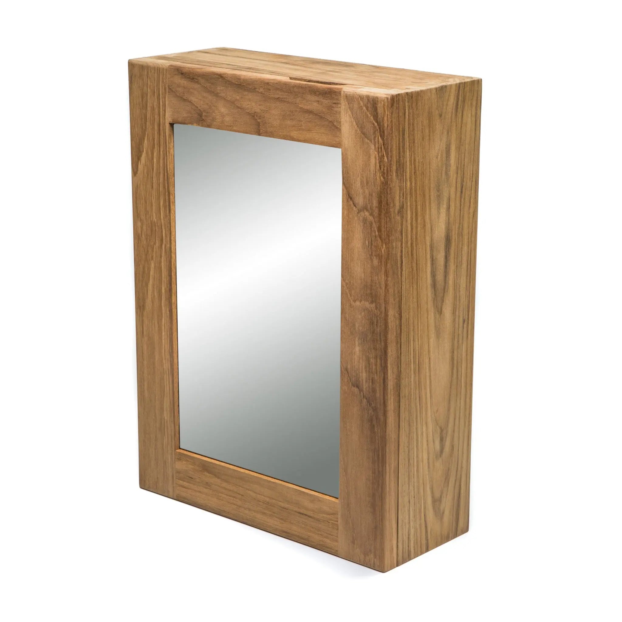 Solid Teak Mirrored Hanging Medicine Cabinet Homeroots Bed & Bath