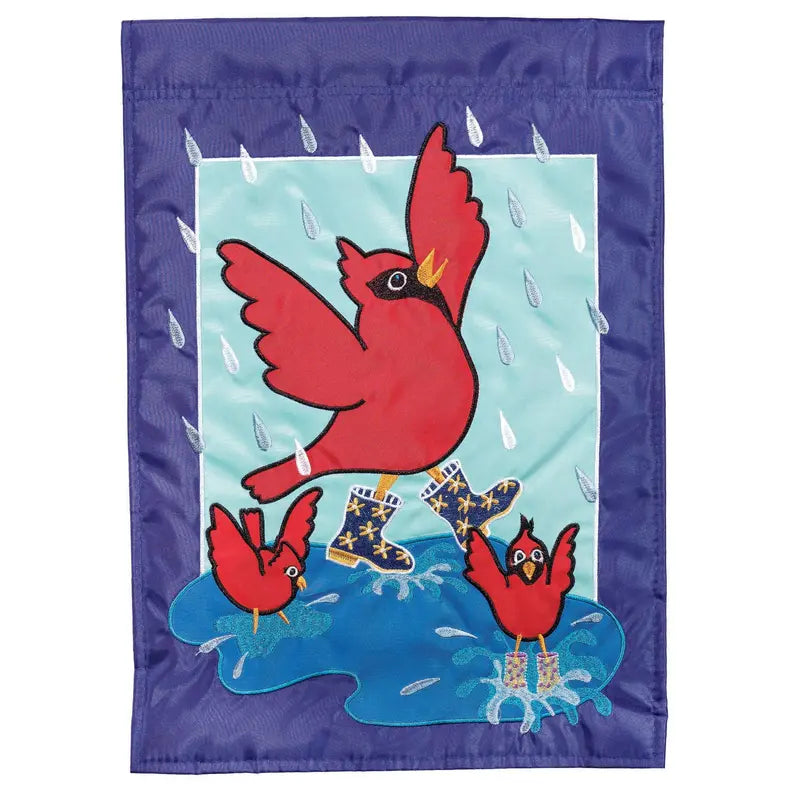 Songbirds In Rain Garden Flag Dicksons Inc