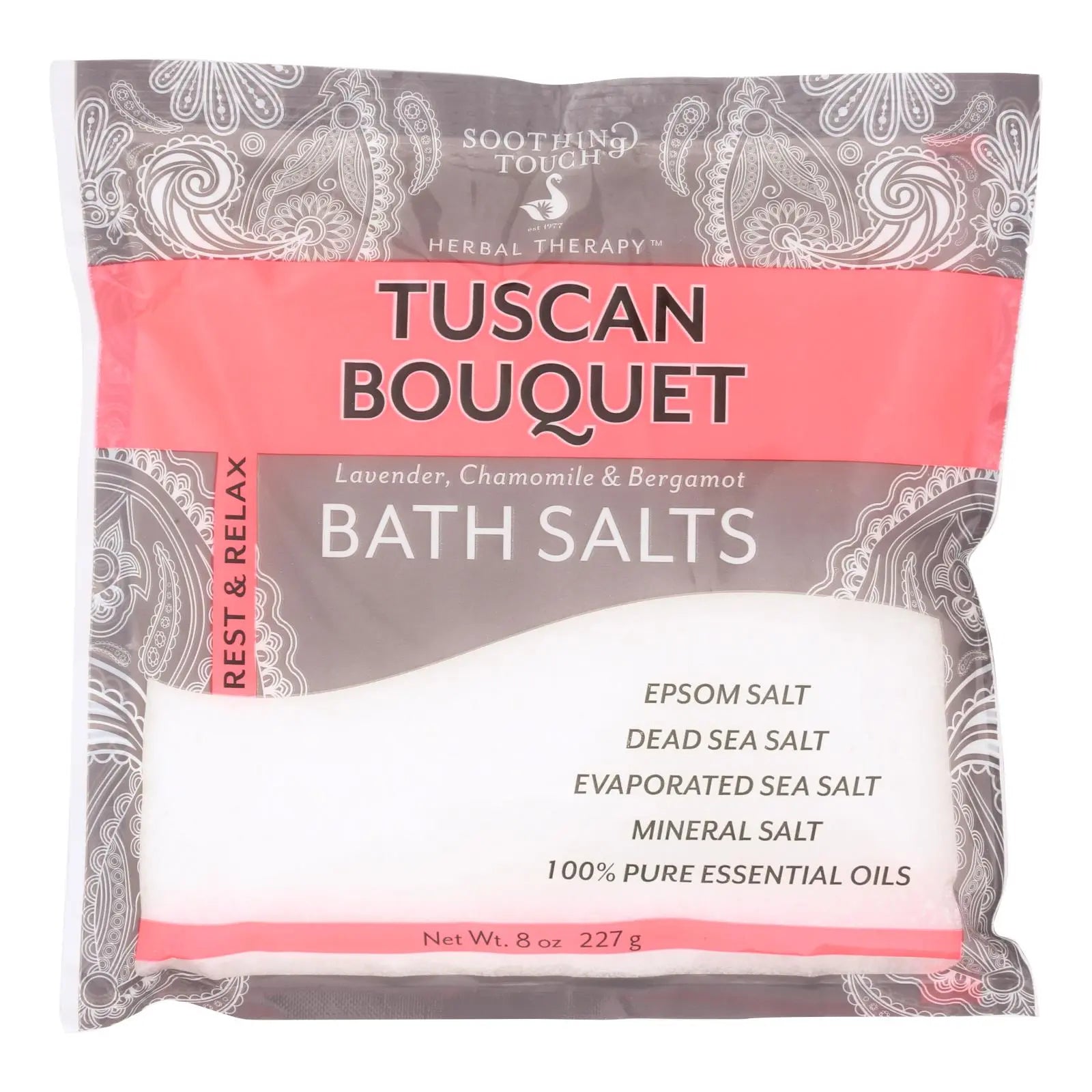 Soothing Touch Bath Salts - Tuscan Bouquet - Case Of 6 - 8 Oz Soothing Touch