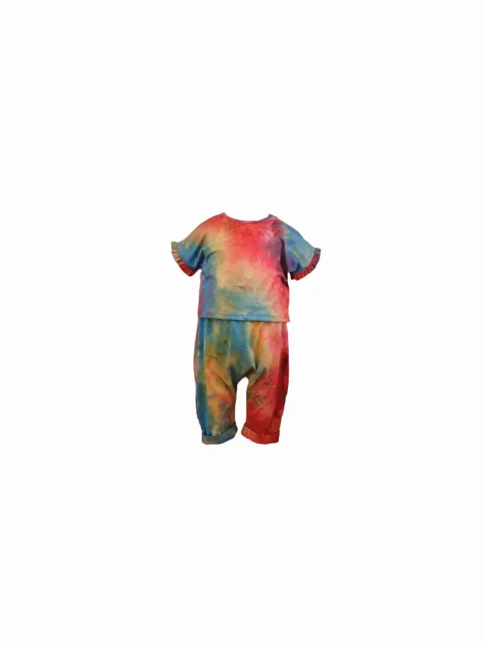 Sorbet Rainbow Top & Pants Set Little Mass