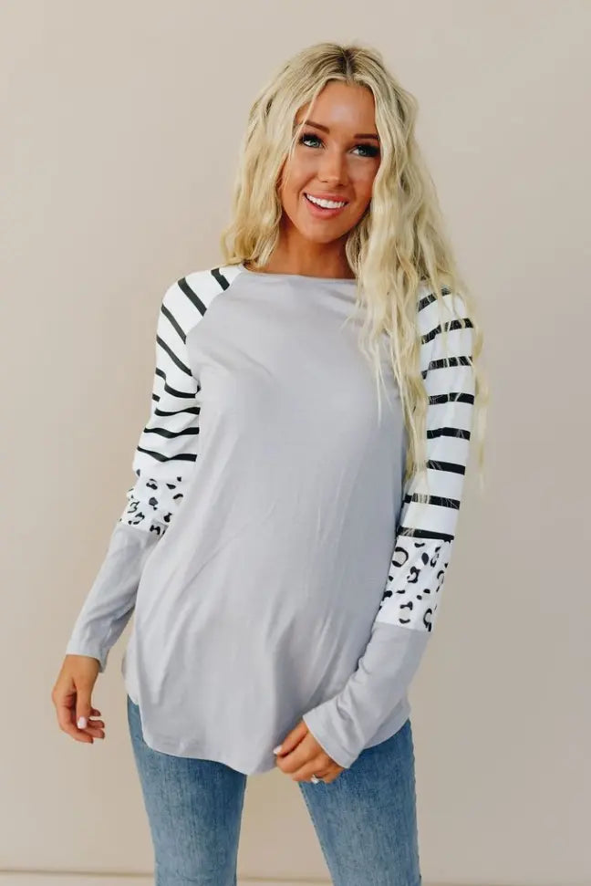Southern Love Long Sleeve Tee Stay Warm in Style