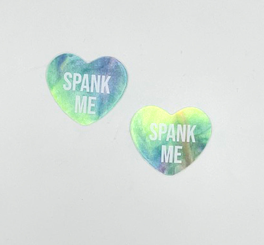 Spank Me Rainbow Sherbert Tie Die Candy Heart  Pasties Neva Nude