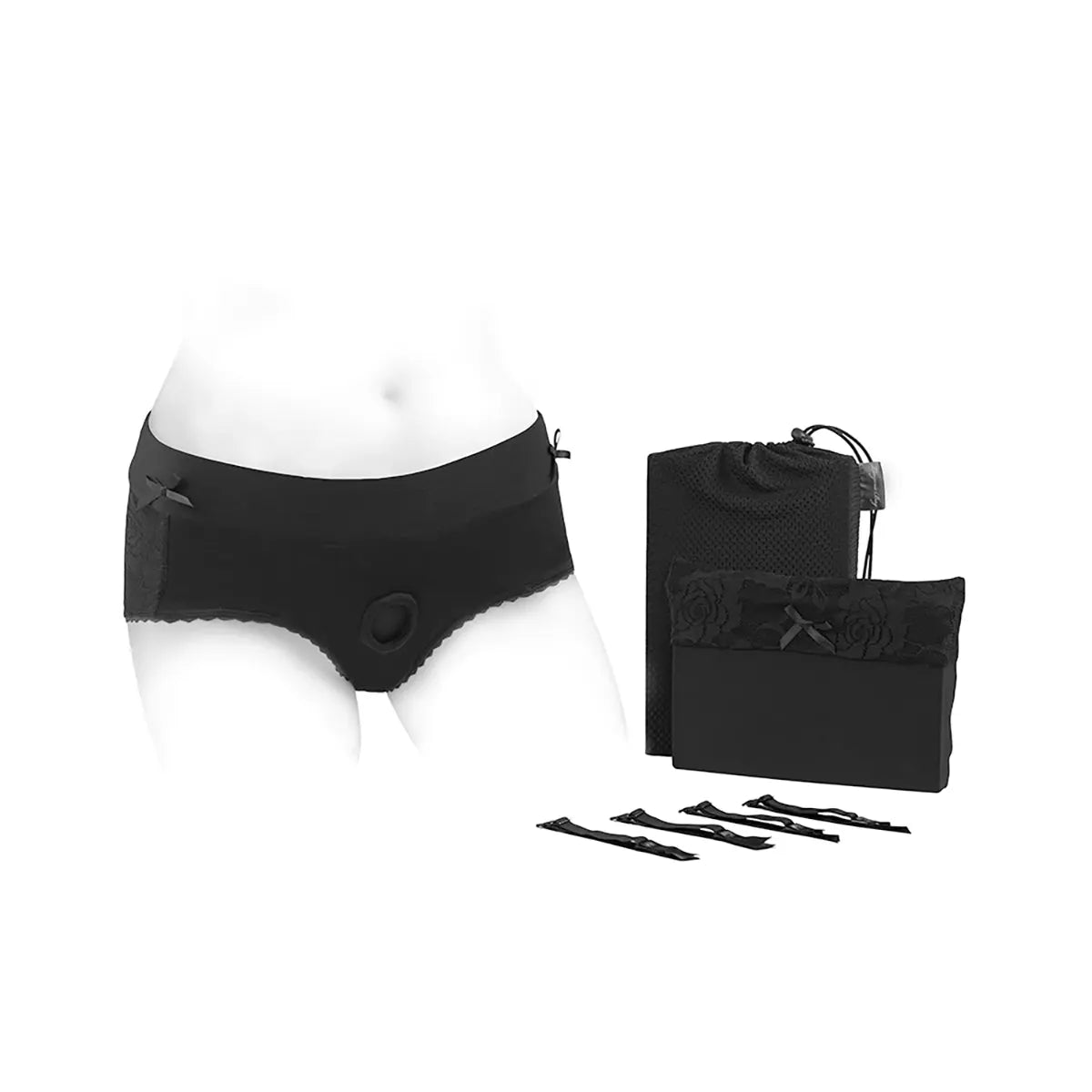SpareParts Bella CleavBootyShort Blk 4XL SpareParts HardWear