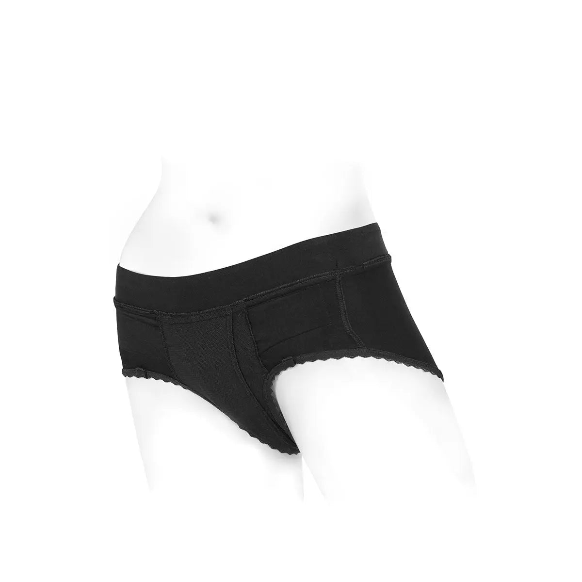 SpareParts Bella Harness Black/Black Nylon - 2X SpareParts HardWear