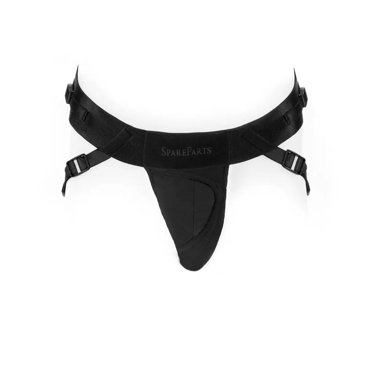 SpareParts Deuce Cover Undwr Harness Black (Double Strap) Size B Nylon SpareParts HardWear