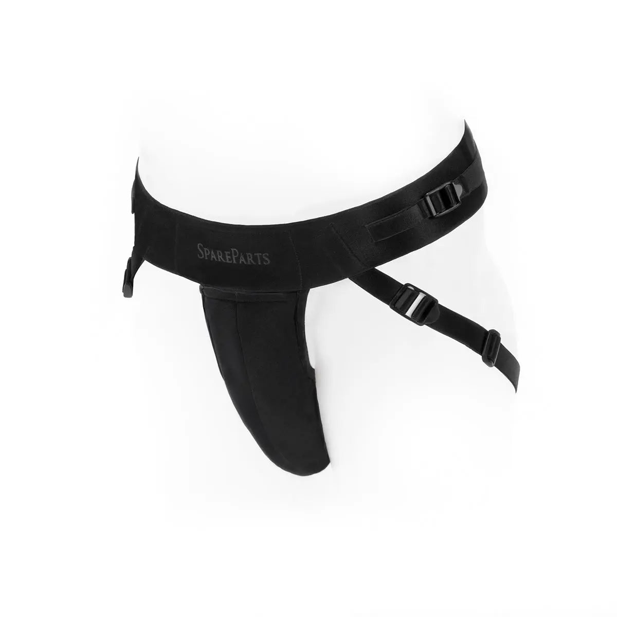 SpareParts Deuce Cover Undwr Harness Black (Double Strap) Size B Nylon SpareParts HardWear
