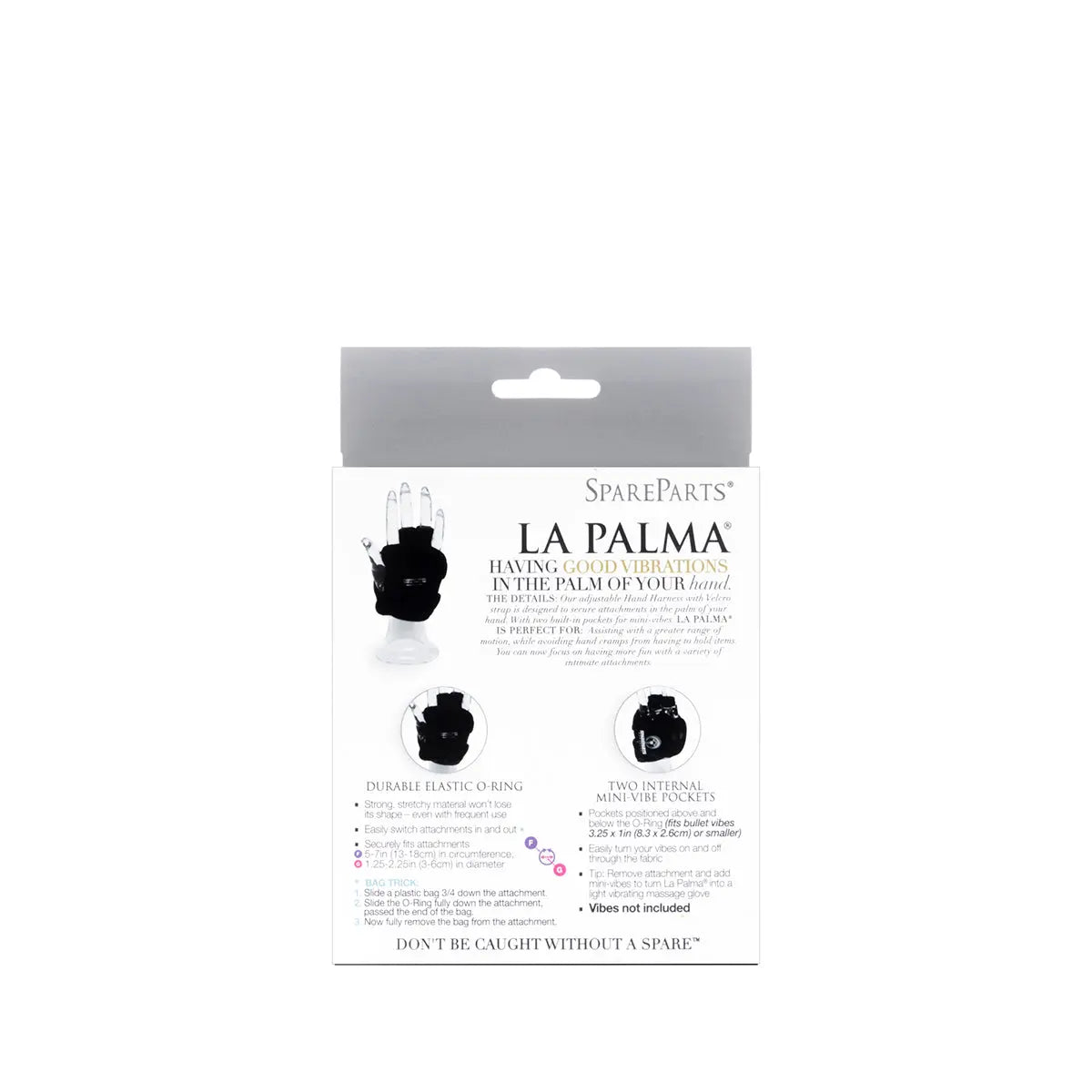SpareParts La Palma Harness - Glove Only Black Right Size XL SpareParts HardWear