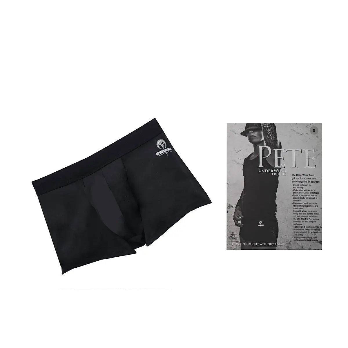 SpareParts Pete Trunks - Black - XL SpareParts HardWear