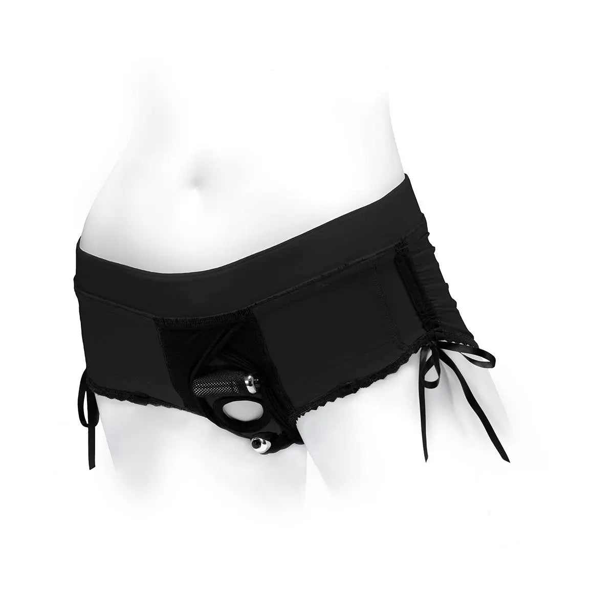 SpareParts Sasha Harness Black/Black Nylon - 2X SpareParts HardWear