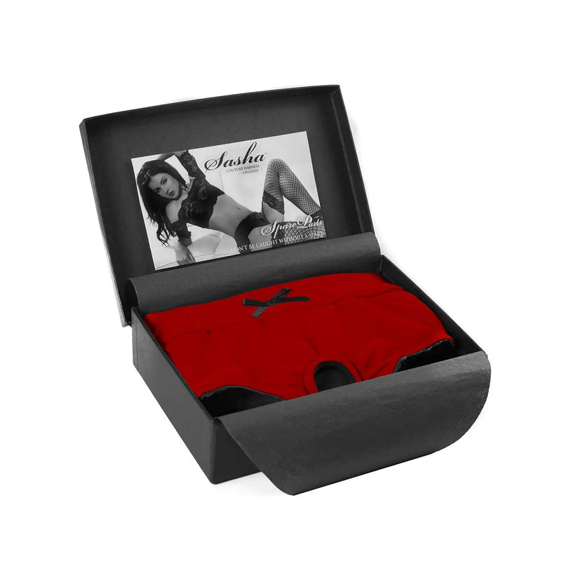 SpareParts Sasha Harness Red/Black Nylon - 2X SpareParts HardWear