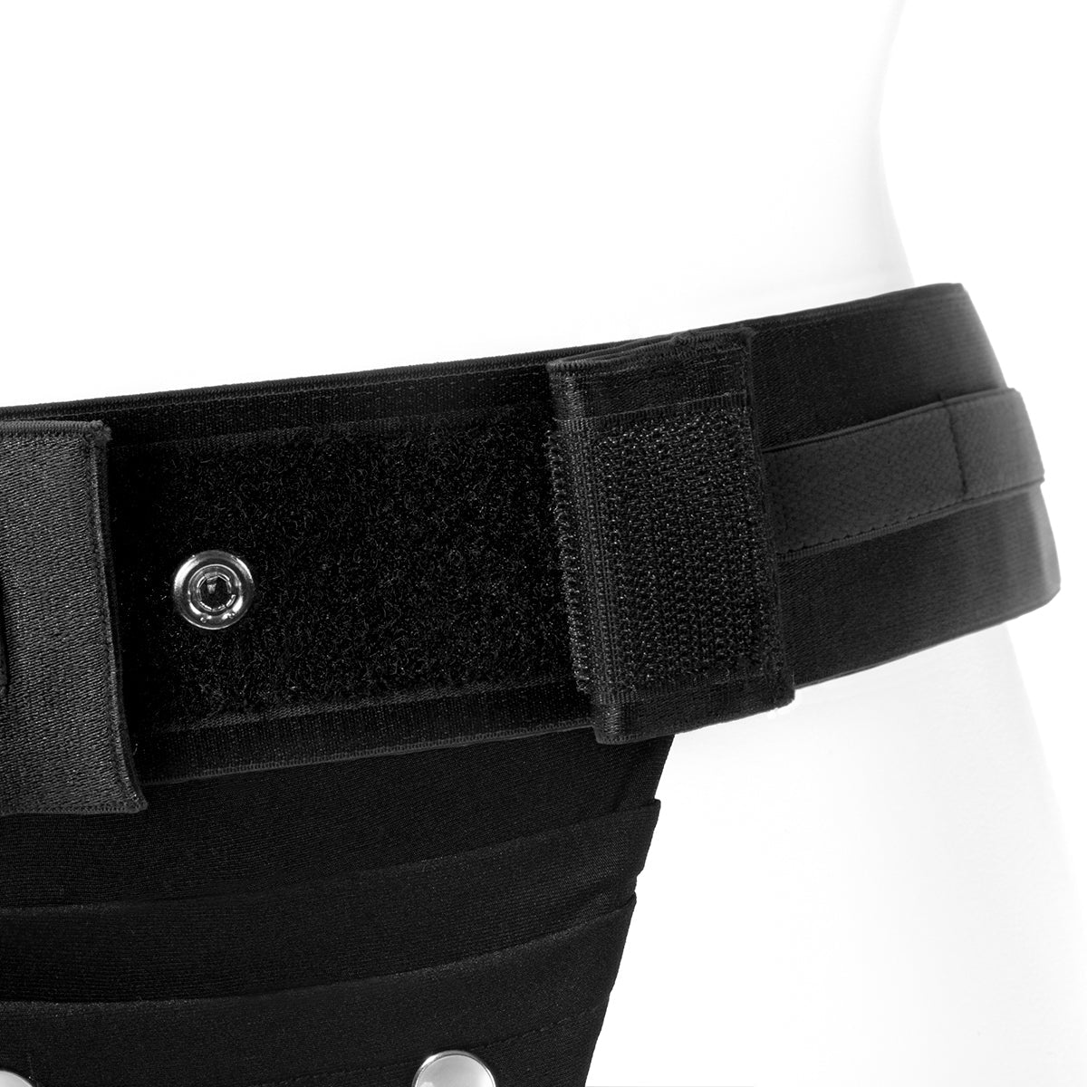 SpareParts Theo Cover Undwr Harness Black (Single Strap) Size B Nylon SpareParts HardWear