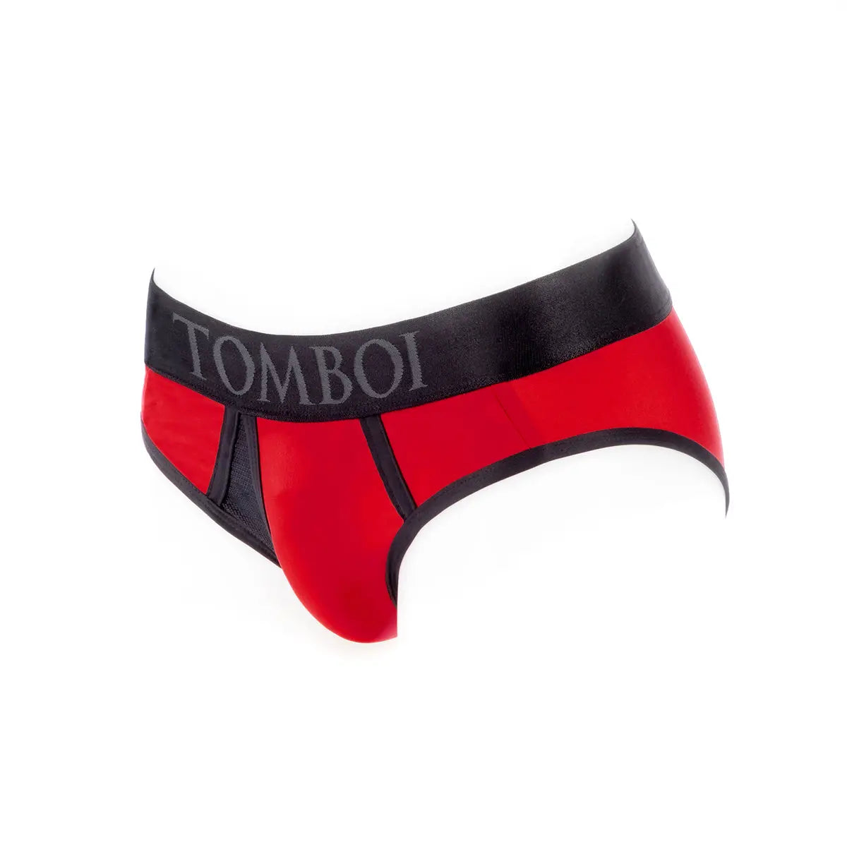 SpareParts Tomboi Cover Brief Nyl Red S SpareParts HardWear