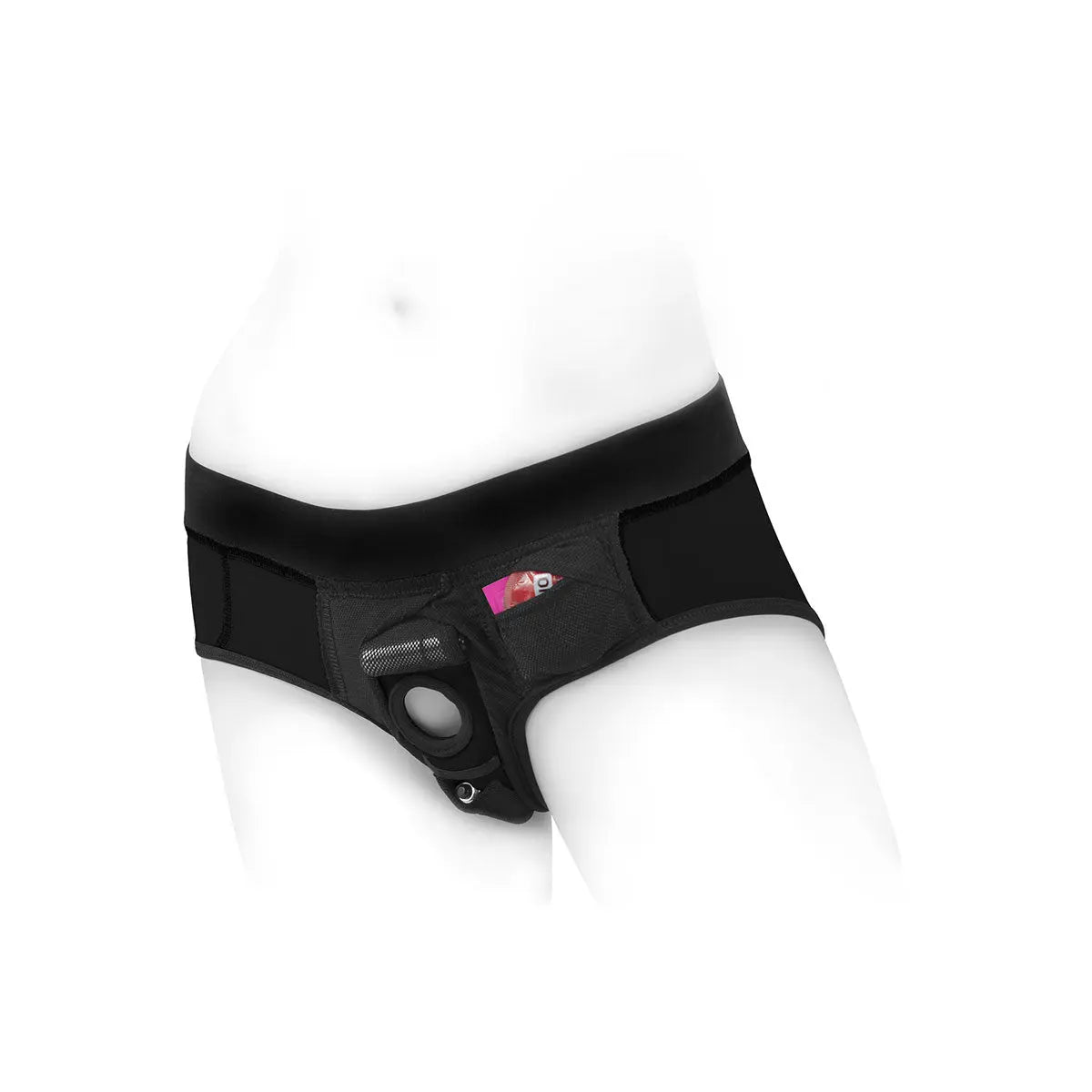 SpareParts Tomboi Harness Black/Black Nylon - XL SpareParts HardWear