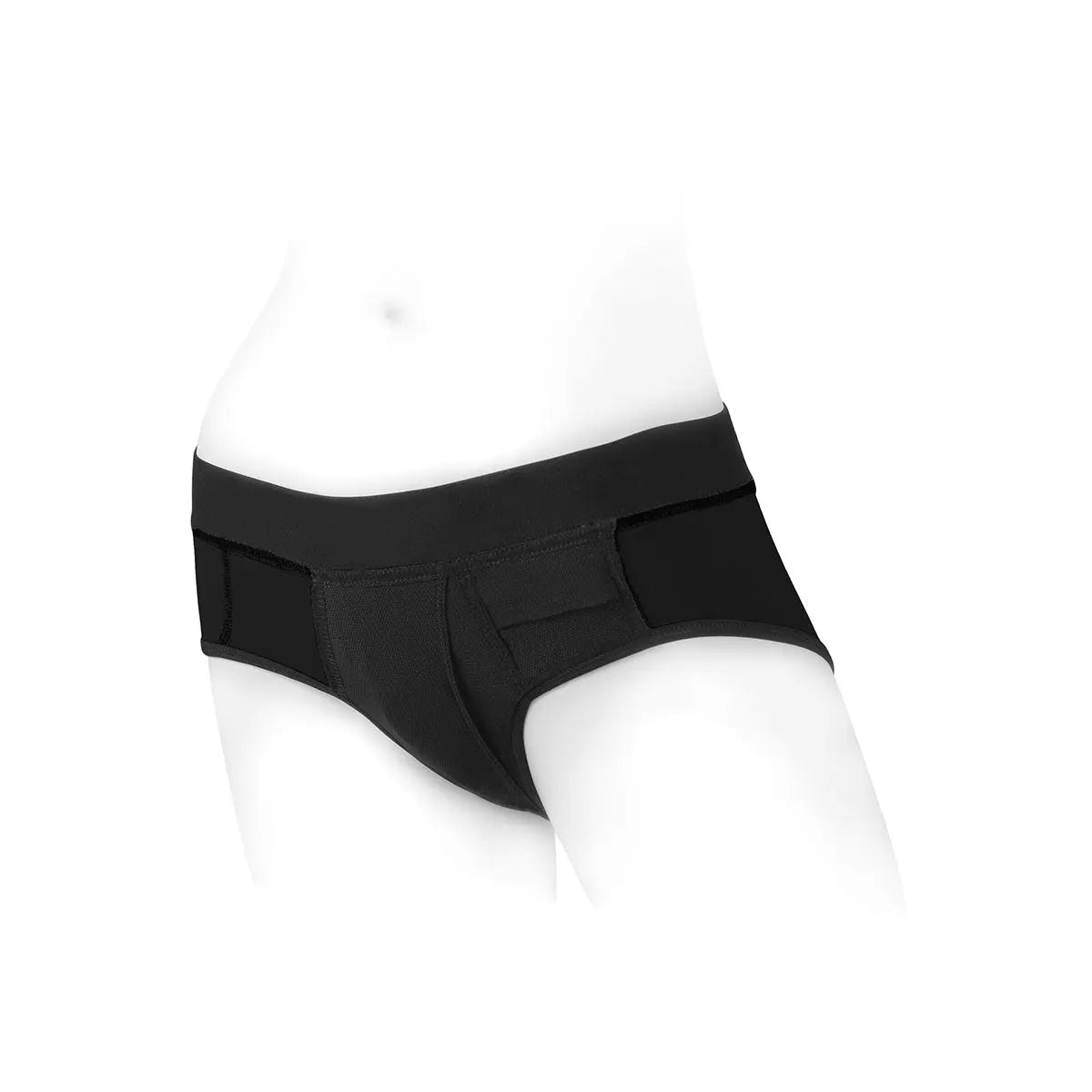 SpareParts Tomboi Harness Black/Black Nylon - XL SpareParts HardWear